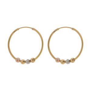 گوشواره طلا 18 عیار دخترانه کد 1754