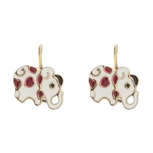 گوشواره طلا 18 عیار دخترانه کد 688