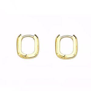 گوشواره طلا 18 عیار زنانه روبی آرت گالری مدل کلیپسی بیضی سایز کوچک