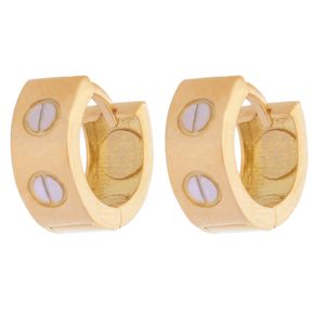 گوشواره طلا 18 عیار زنانه طلای مستجابی مدل حلقه ای گرد  کد 13