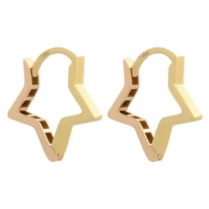 گوشواره طلا 18 عیار زنانه طلای مستجابی مدل کلیپسی ستاره کد 167084