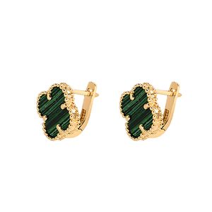 گوشواره طلا 18 عیار زنانه ماوی گالری مدل کلیپسی طرح ونکلیف س