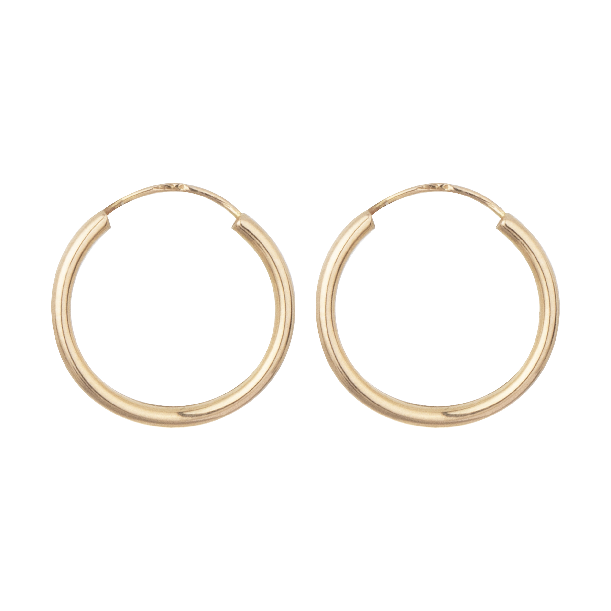 گوشواره طلا 18 عیار زنانه مایا ماهک مدل me0870 طرح حلقه ای