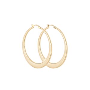 گوشواره طلا 18 عیار زنانه مدل حلقه ای j0022