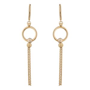 گوشواره طلا 18 عیار کم اجرت زنانه گلدم مدل g06