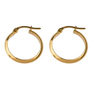گوشواره طلا 18 عیار گالری طلاچی حلقه ای 14