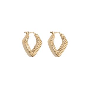 گوشواره طلا کم اجرت 18عیار زنانه گلدم مدل مثلثe 3070059