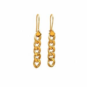 گوشواره عصایی طلا کم اجرت  18 عیار زنانه سین سان مدل کارتیر ef102