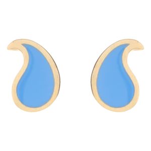 گوشواره میخی طلا 18 عیار زنانه تاج مدل g552