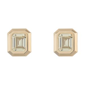 گوشواره میخی طلا 18 عیار زنانه تاج مدل r421 1