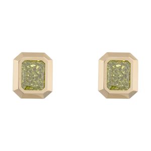 گوشواره میخی طلا 18 عیار زنانه تاج مدل r421 3