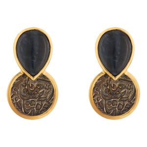 گوشواره میخی طلا 18 عیار زنانه راما گالری مدل b174