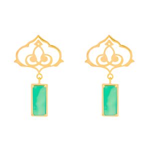 گوشواره میخی طلا 18 عیار زنانه کیا گالری مدل ae449