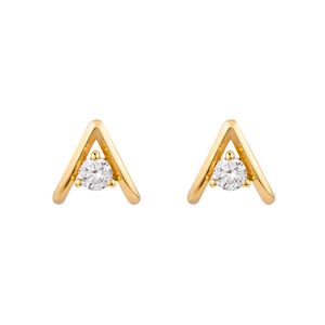 گوشواره میخی طلا 18 عیار زنانه کیا گالری مدل ae450