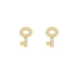 گوشواره میخی طلا 18 عیار زنانه کیا گالری مدل rze 1079