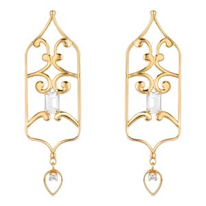 گوشواره میخی طلا 18 عیار زنانه کیا گالری مدل آوا کد em331