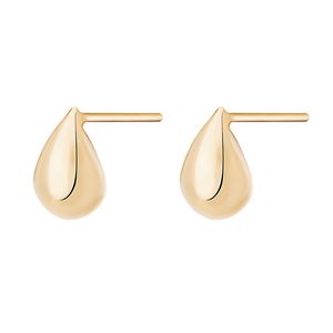 گوشواره میخی طلا 18 عیار زنانه گالری شیدا مجد مدل قطره دامله کوچک