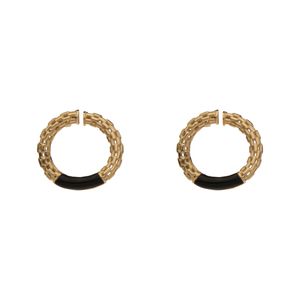 گوشواره میخی طلا 18 عیار زنانه گلدم مدل e 3070065