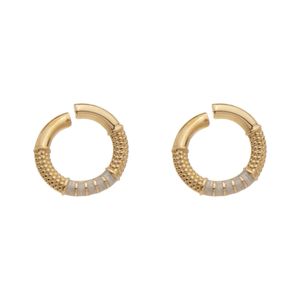 گوشواره میخی طلا 18 عیار زنانه گلدم مدل e 3070069