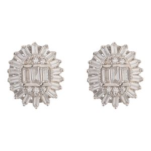 گوشواره میخی طلا 18 عیار زنانه گلدم مدل e 3070088