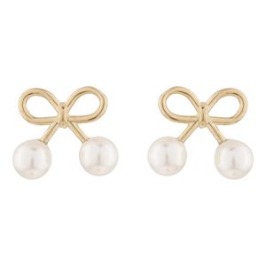 گوشواره میخی طلا 18 عیار زنانه گلدم مدل e 3090048