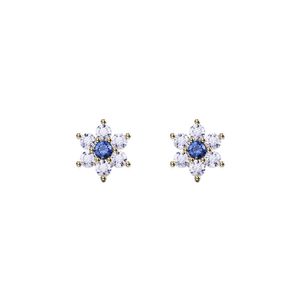 گوشواره میخی طلا 18 عیار زنانه گلدم مدل e211001
