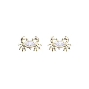 گوشواره میخی طلا 18 عیار زنانه گلدم مدل e211005