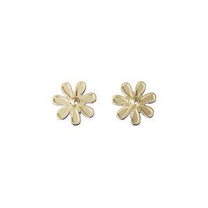 گوشواره میخی طلا 18 عیار زنانه گلدم مدل e211008