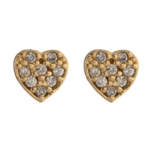 گوشواره میخی طلا 18 عیار زنانه گلدم مدل g06
