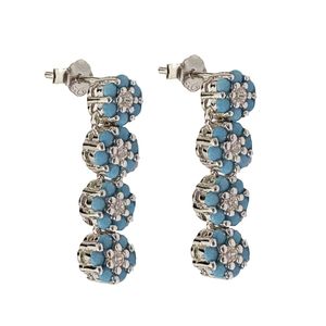 گوشواره میخی نقره زنانه گیرا مدل g678