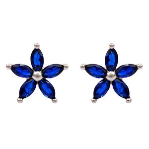 گوشواره نقره آی جواهر طرح فلاور کد 77177sgu