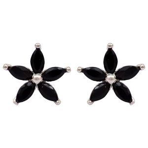 گوشواره نقره آی جواهر طرح فلاور کد 77180sgu
