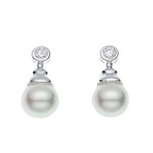 گوشواره نقره المنت مدل r2924w