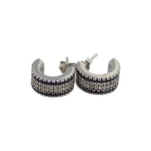 گوشواره نقره تاج گوهر کد tg228