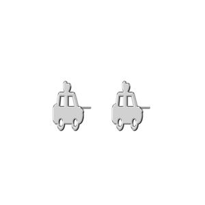 گوشواره نقره ترمه 1 طرح ماشین کد e195