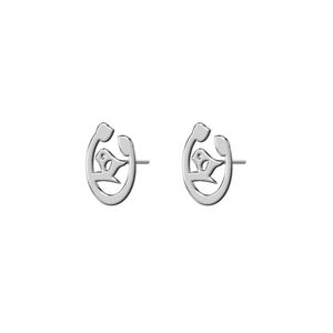 گوشواره نقره ترمه 1 طرح پرنده کد e227