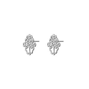 گوشواره نقره زنانه ترمه 1 طرح اسلیمی کد e463