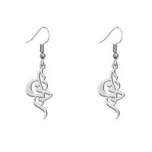گوشواره نقره زنانه ترمه 1 کد l390