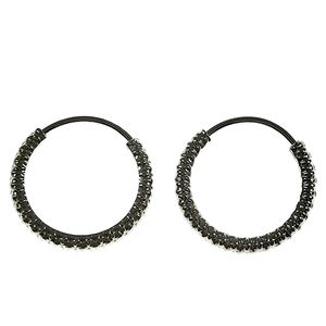 گوشواره نقره زنانه سلین کالا مدل حلقه کد 06