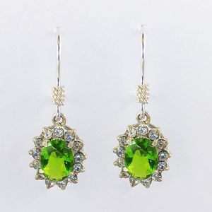 گوشواره نقره زنانه سلین کالا مدل زبرجد ce k102