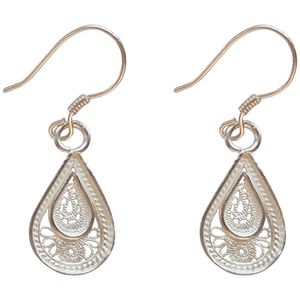 گوشواره نقره زنانه سیلک رود کد rm25