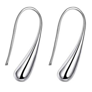 گوشواره نقره زنانه طرح اشک کد zb e20