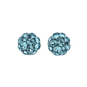 گوشواره نقره زنانه مدل jeweled ball