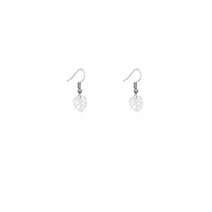 گوشواره نقره زنانه هایکا طرح برگ مدل n.ha227
