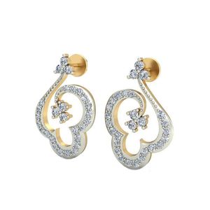 گوشواره نقره زنانه ژابیز کد 039
