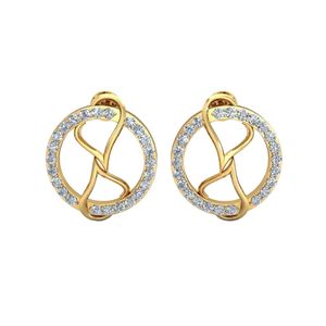 گوشواره نقره زنانه ژابیز کد 051