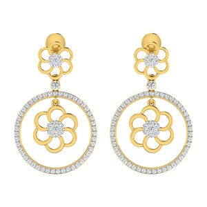گوشواره نقره زنانه ژابیز کد 075