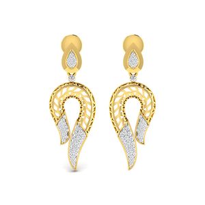 گوشواره نقره زنانه ژابیز کد 081