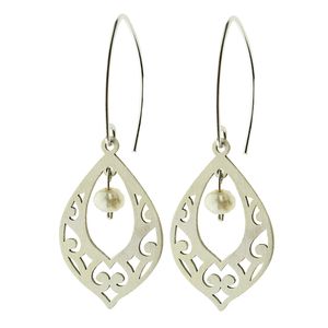 گوشواره نقره زنانه گالری عزیزی مدل gz14617