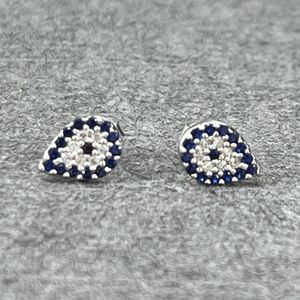 گوشواره نقره زنانه گیرا مدل چشم g675